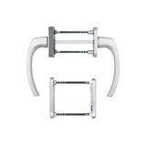 Garniture de porte balcon 411 - RAL 9005 MAT : cliquez sur l’image pour voir les détails du produit