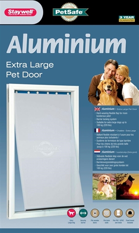 strategie cafetaria Harmonie Aluminium kattenluik Staywell 660 extra large - PETSAFE - Aluminium  Kattenluiken